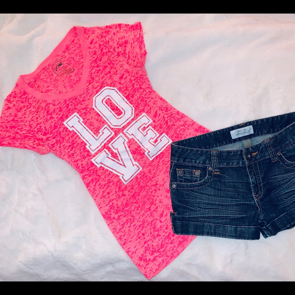 ❗️SOLD❗️ Jenni Pink LOVE Top